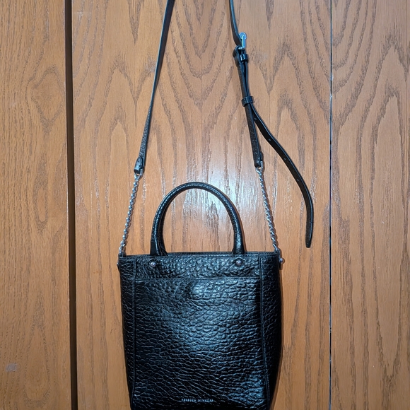Rebecca Minkoff Black Textured Leather Tote - Picture 3 of 15